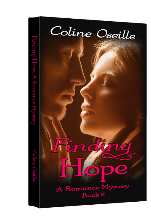 coline oseille, finding hope, a romance mystery 3d with spine